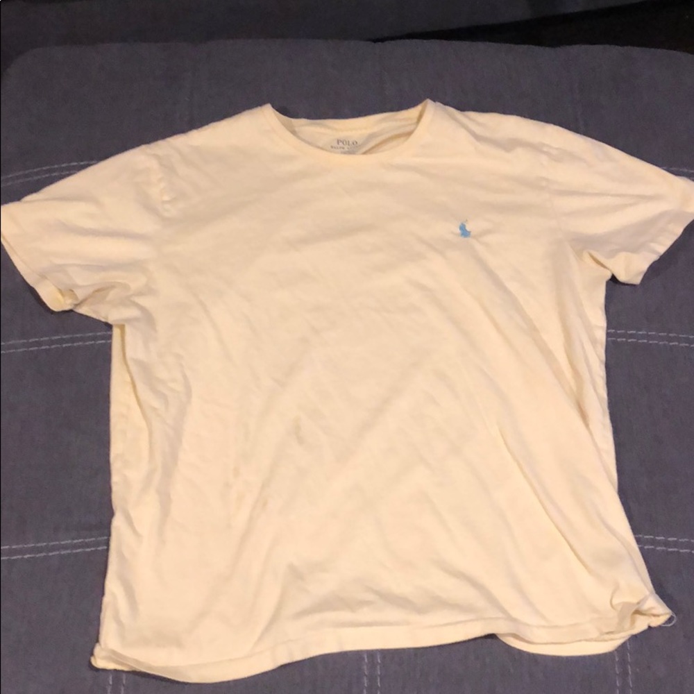 Polo crew neck T-shirt yellow